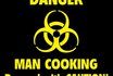 Kochschürze für Männer - danger - man cooking 2