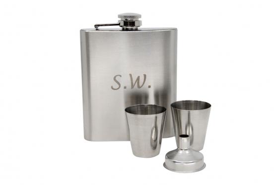 Flachmann Set - personalisierbar  