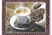 Bilderrahmen - gefüllt mit Kaffeebohnen 