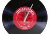 Uhr - im Schallplatten-Design 
