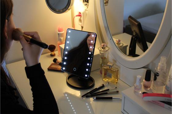 Miroir cosmétique LED - Tactile 4 