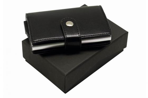 Porte-cartes - Noir, personnalisable 3 