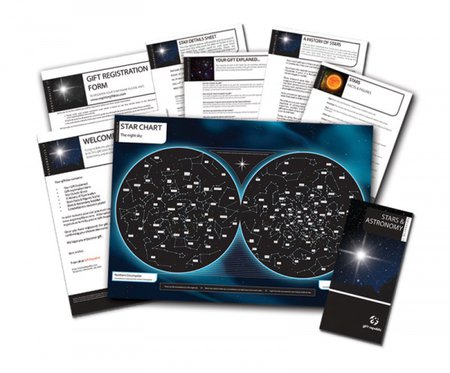 PARRAINAGE D'UNE ETOILE - boite cadeau  