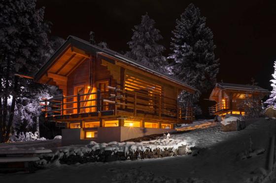 Chalet-Übernachtung -  inkl. 1h privater Whirlpool für 2 Personen  