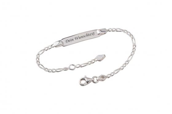 925er Silberarmband - 16 cm, personalisierbar  