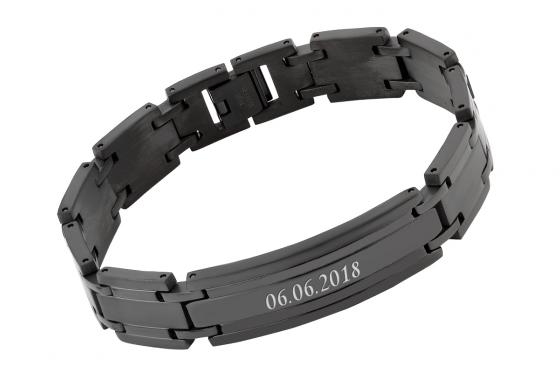 Edelstahl Armband - mit Gravur  
