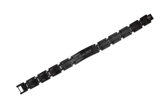 Edelstahl Armband - mit Gravur 1 