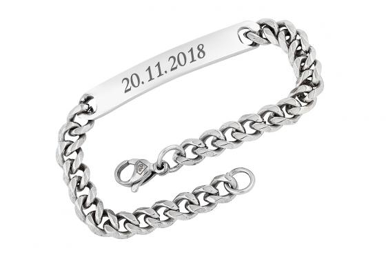 Bracelet en inox 16 cm - Personnalisable  