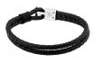 Lederarmband Black - personalisierbar 2