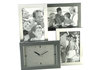 HORLOGE DE TABLE - incl. cadre pour 3 photos 