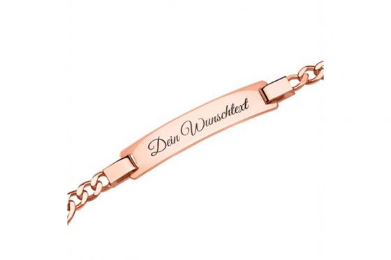 925er Silberarmband vergoldet - personalisiert 1 