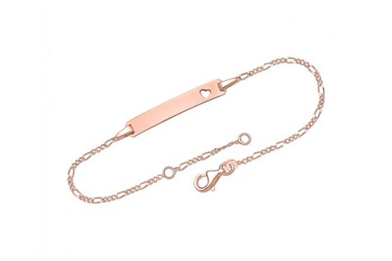 925er Silberarmband vergoldet - personalisiert  