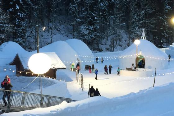 Menu Fondue dans un igloo -  Pour 2 personnes, à Leysin (VD) 1 