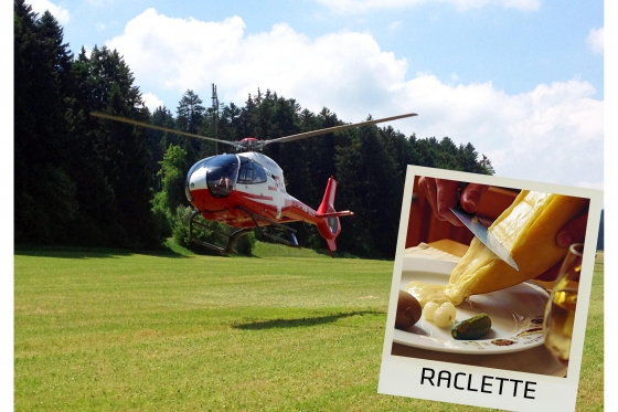Helikopter & Raclette    - einzigartiges Flugerlebnis  