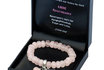 Bracelet - Amour, quartz rose 