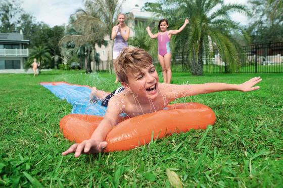 Toboggan aquatique H2OGO!     - Single Slide, Bestway, 5.49m 1 