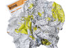 Stadtplan Rom - Crumpled City Map 1