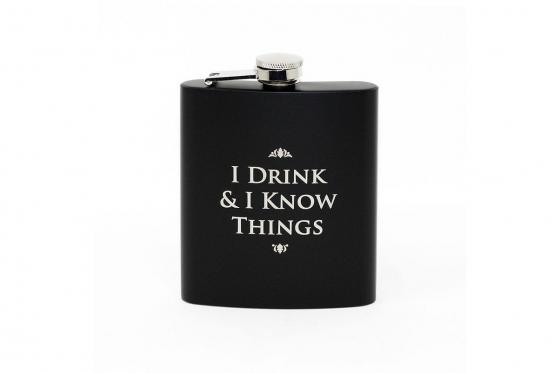 Flachmann Game of Thrones - I drink & I know things  