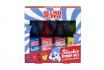 Set de sirops Slush Puppie - Parfums framboise, cerise, Coca & citron 2