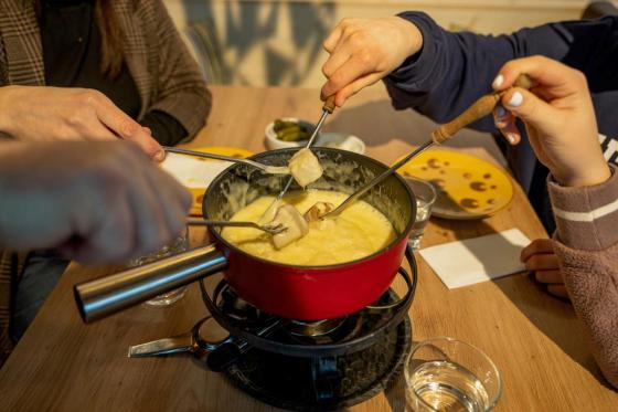 Luge de nuit  - avec fondue 2  Luge de nuit  - avec fondue 2
