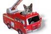 MAISONNETTE POUR CHAT - camion de pompier 