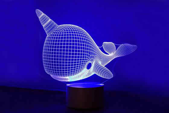 Lampe 3D - Narval  