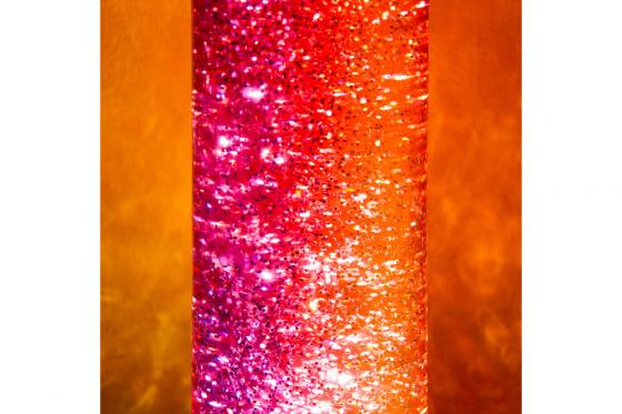 Rainbow Lavalampe - mit Glitzer 2 