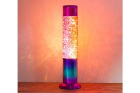 Rainbow Lavalampe - mit Glitzer 3 