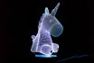 Lampe 3D - Licorne 1