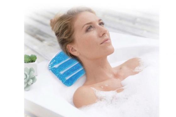 Badewannenkissen mit Gel-Perlen - Entspannter geht nicht!  