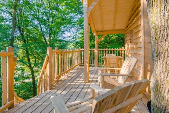 Séjour dans une cabane perchée - pour 2 personnes, en demi-pension incluant la location de vélos 2 