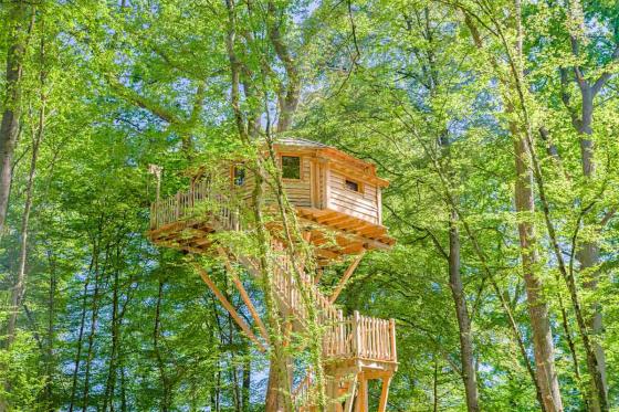 Séjour dans une cabane perchée - pour 2 personnes, en demi-pension incluant la location de vélos 3 