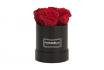 Boîte de roses M noire - Royal Red 