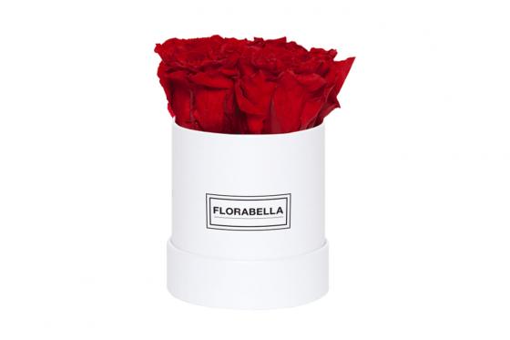 Rosenbox White M - Royal Red  