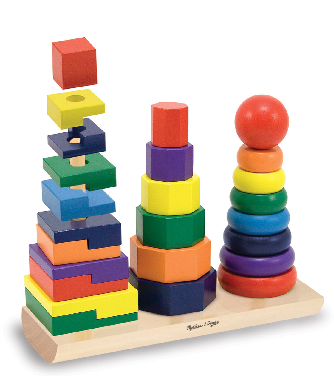 Holz Rechenspiel Steckspiel Mathematisches Spielzeug mit Geometrische Zahlen 