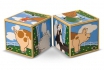 Cubes en bois sonores - cris d'animaux de la ferme 1