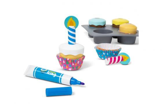 Cupcake Bastelset - aus Holz  