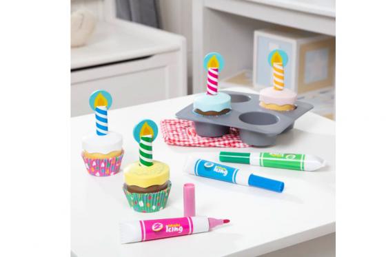 Cupcake Bastelset - aus Holz 4 