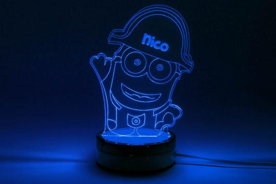 Nachtlicht Baumeister - mit Gravur  