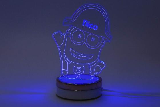 Nachtlicht Baumeister - mit Gravur 1 