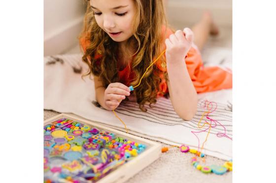 Holzperlen-Set - mit 220 Perlen 1 