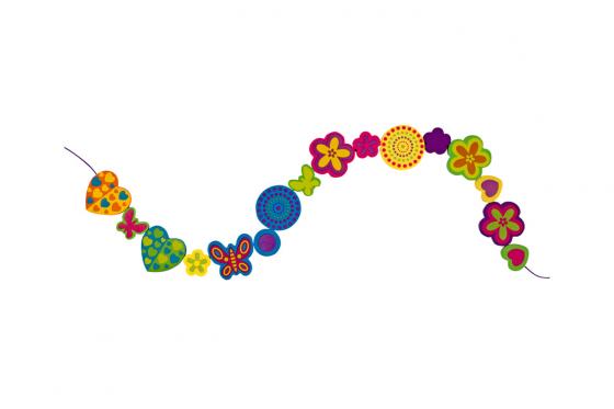 Holzperlen-Set - mit 220 Perlen 4 