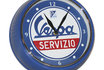 Vespa Wanduhr - blau 