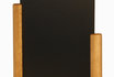 Tableau noir A5 - avec support en teck 1