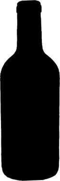 Tableau noir - en forme de bouteille  