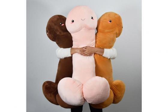 Cuscino pene XL - 100 cm - bianco 2 