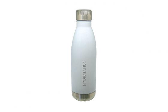 Thermosflasche weiss - personalisierbar  