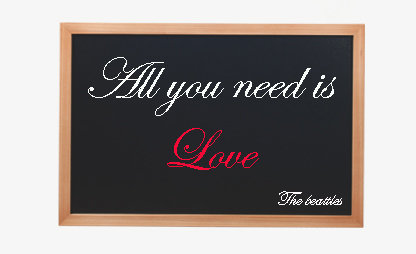 Memo Board - Tableau noir avec cadre en bois 7 