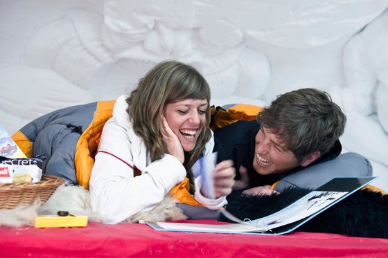 Romantik Iglu für 2 - in Davos, Zermatt oder Gstaad inkl. Fondueplausch 2 
