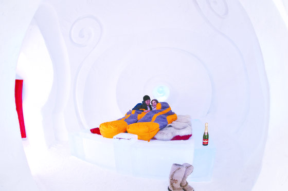 Romantik Iglu für 2 - in Davos, Zermatt oder Gstaad inkl. Fondueplausch 5 